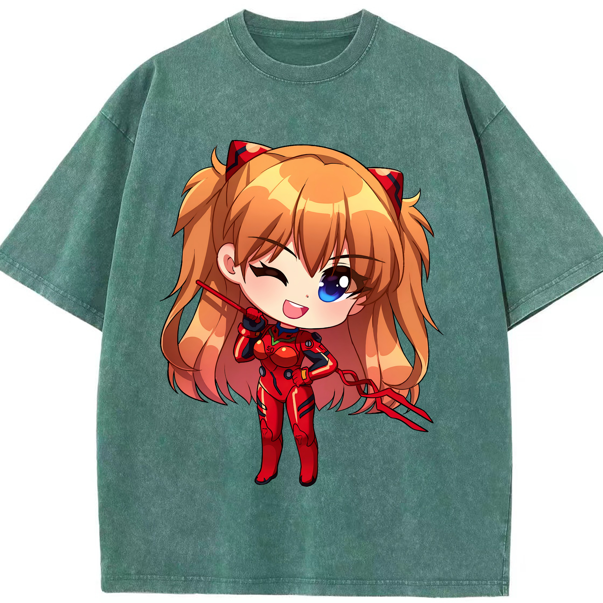 （画像用） EVA 新世紀エヴァンゲリオン 綿100% ヴィンテージ風 半袖Tシャツ（フロントプリント）